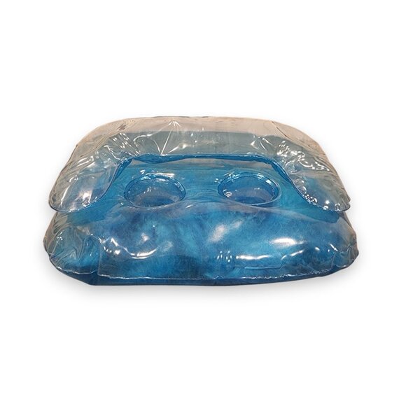 Vintage Barbie Inflated Blue Couch and Chair - Picture 2 of 5